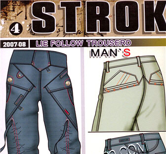 STROK 2007/08 NO.4男休闲裤款式图